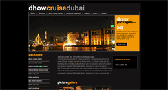 Desktop Screenshot of dhowcruisedubai.com